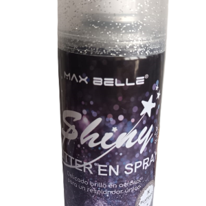 Shiny Glitter Spray Max Belle 125 ml – Brillo Efecto Fiesta